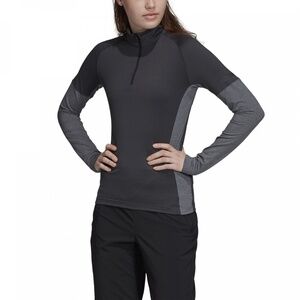 Adidas Women's Terrex Xperior Long Sleeve Shirt Carbon Size L New With Tags